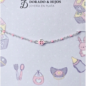 Pulsera infantil mariquita                                                                          