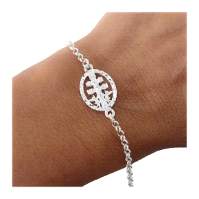 PULSERA PLATA CRUZ CARAVACA                                                                         
