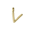 COLGANTE LETRA V ACERO IP DORADO SRA FASHION                                                        