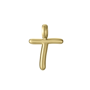 COLGANTE LETRA T ACERO IP DORADO SRA FASHION                                                        