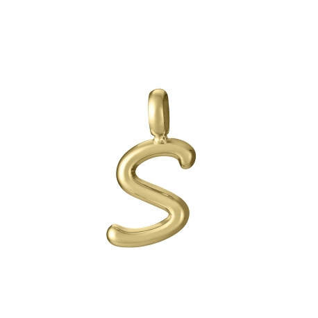 COLGANTE LETRA S ACERO IP DORADO SRA FASHION                                                        