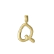 COLGANTE LETRA Q ACERO IP DORADO SRA FASHION                                                        