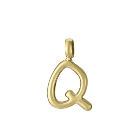 COLGANTE LETRA Q ACERO IP DORADO SRA FASHION                                                        