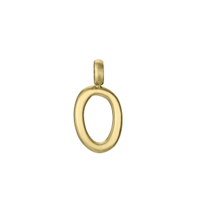 COLGANTE LETRA O ACERO IP DORADO SRA FASHION                                                        