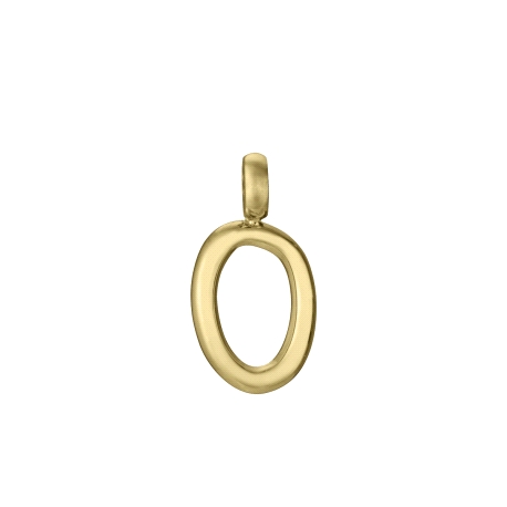 COLGANTE LETRA O ACERO IP DORADO SRA FASHION                                                        