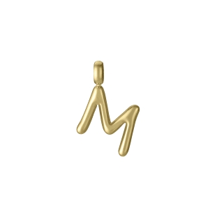 COLGANTE LETRA M ACERO IP DORADO SRA FASHION                                                        