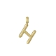 COLGANTE LETRA H ACERO IP DORADO SRA FASHION                                                        