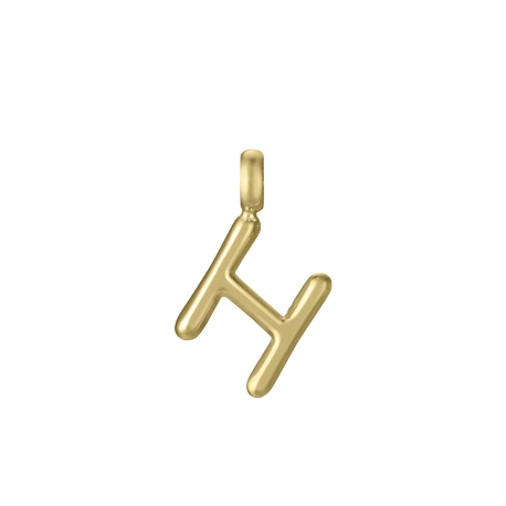 COLGANTE LETRA H ACERO IP DORADO SRA FASHION                                                        