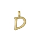COLGANTE LETRA D ACERO IP DORADO SRA FASHION                                                        