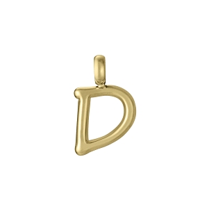 COLGANTE LETRA D ACERO IP DORADO SRA FASHION                                                        