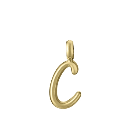 COLGANTE LETRA C ACERO IP DORADO SRA FASHION                                                        