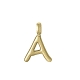COLGANTE LETRA A ACERO IP DORADO SRA FASHION                                                        