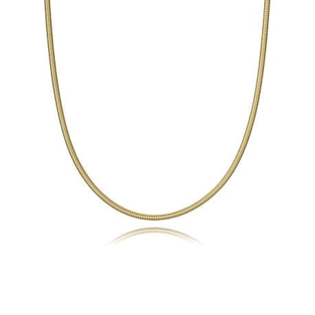 COLLAR ACERO Y TITANIO IP DORADO SRA FASHION                                                        