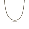 COLLAR ACERO Y TITANIO IP MARRON SRA FASHION                                                        