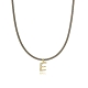 COLLAR ACERO Y TITANIO IP MARRON SRA FASHION                                                        