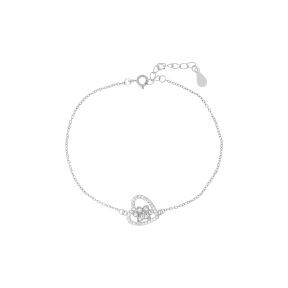 Pulsera plata de ley huella                                                                         