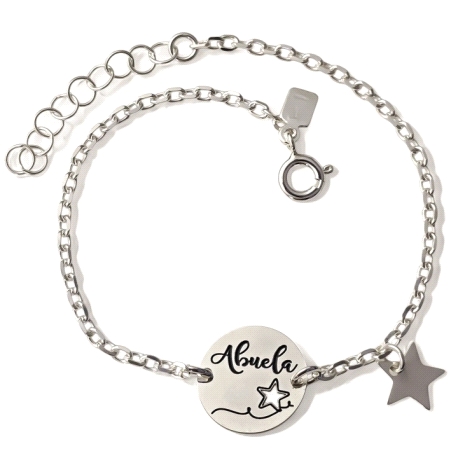 Pulsera plata de ley Abuela                                                                         