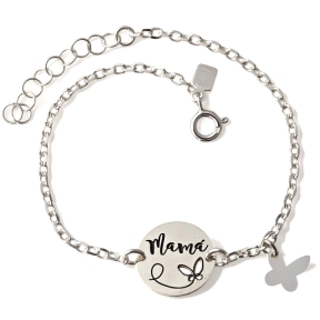 Pulsera plata Mamá                                                                                  