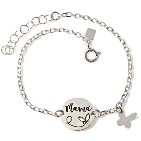 Pulsera plata Mamá                                                                                  