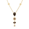 Collar Anartxy Mano de fátima y ojo turco, amuletos                                                 