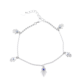 Pulsera plata de ley mano de fátima                                                                 