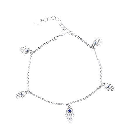 Pulsera plata de ley mano de fátima                                                                 