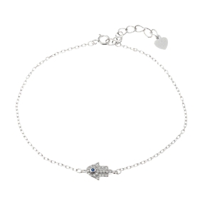 PULSERA PLATA MANO DE FATIMA                                                                        
