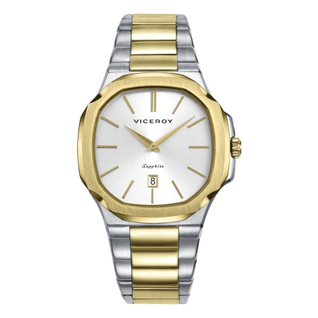 RELOJ ACERO IP DORADO ZAFIRO BRAZALETE SR VA                                                        