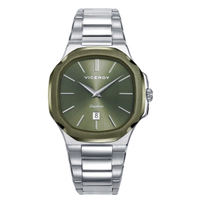 RELOJ ACERO IP VERDE ZAFIRO BRAZALETE SR VA                                                         