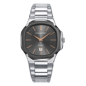 RELOJ ACERO IP GRIS ZAFIRO BRAZALETE SR VA                                                          