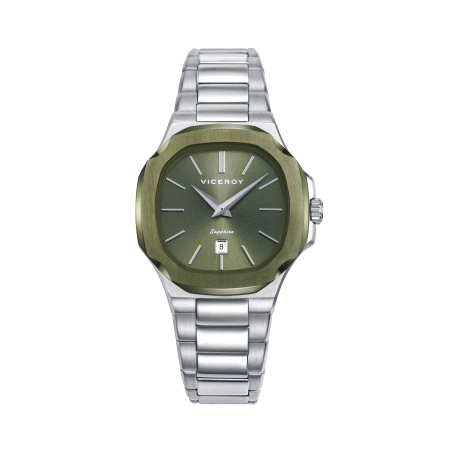 RELOJ ACERO IP VERDE ZAFIRO BRAZALETE SRA VA                                                        