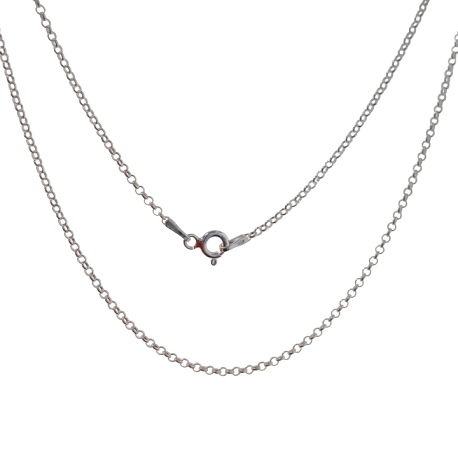 CADENA PLATA 40 CM ROLO                                                                             