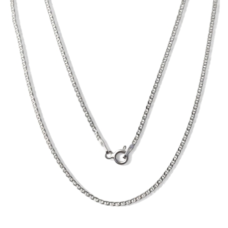 CADENA PLATA 40 CM  FORZADA                                                                         