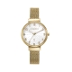 RELOJ ACERO IP DORADO BRAZALETE SRA VA                                                              
