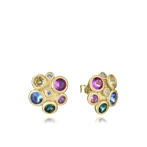 PEND PLATA DE LEY BAÑO ORO CIRC SRA JEWELS                                                          