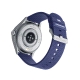 RELOJ SMART PLATEADO CORREA AZUL MM                                                                 