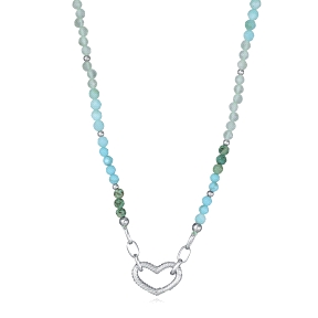 COLLAR PLATA DE LEY BAÑO RODIO PIED SRA JWLS                                                        