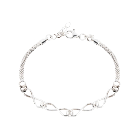 Pulsera plata de ley infinitos                                                                      