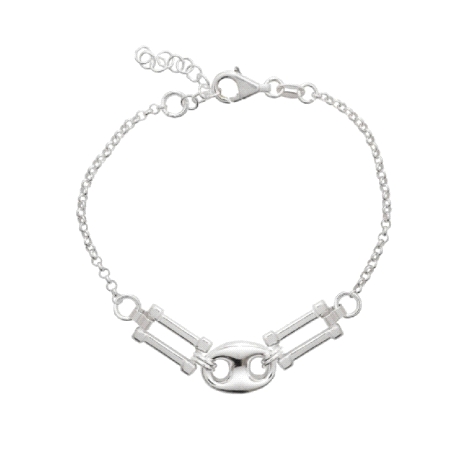 PULSERA PLATA MACIZA CALABROTE                                                                      