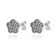 Pendientes plata de ley flor                                                                        