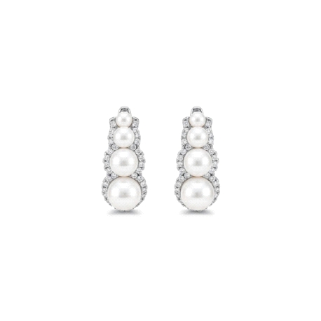 Pendientes plata de ley perlas                                                                      