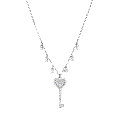 Gargantilla Marea Llave Corazón                                                                     