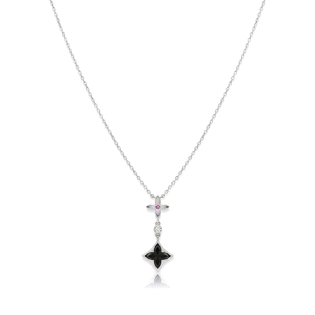 GARGANTILLA PLATA DOBLE CRUZ                                                                        