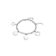 PULSERA DE ACERO CON CHARMS SRA FASHION                                                             