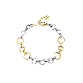 PULS ACERO E IP DORADO CADENA SRA FASHION                                                           