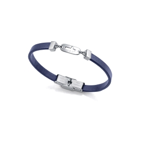 PULS ACERO Y PIEL AZUL CRUZ NIÑO FASHION                                                            