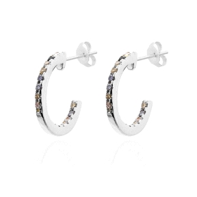 Aros plata de ley circonitas                                                                        