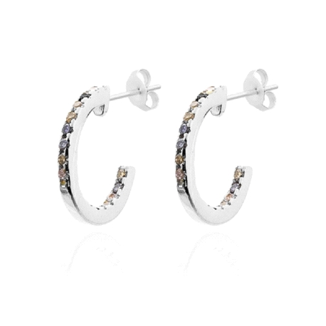 Aros plata de ley circonitas                                                                        