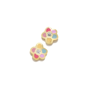 Pendientes Agatha Ruiz de la Prada flor pastel                                                      