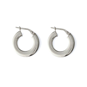 Aros planos plata de ley                                                                            